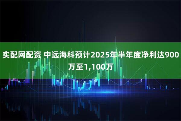实配网配资 中远海科预计2025年半年度净利达900万至1,100万